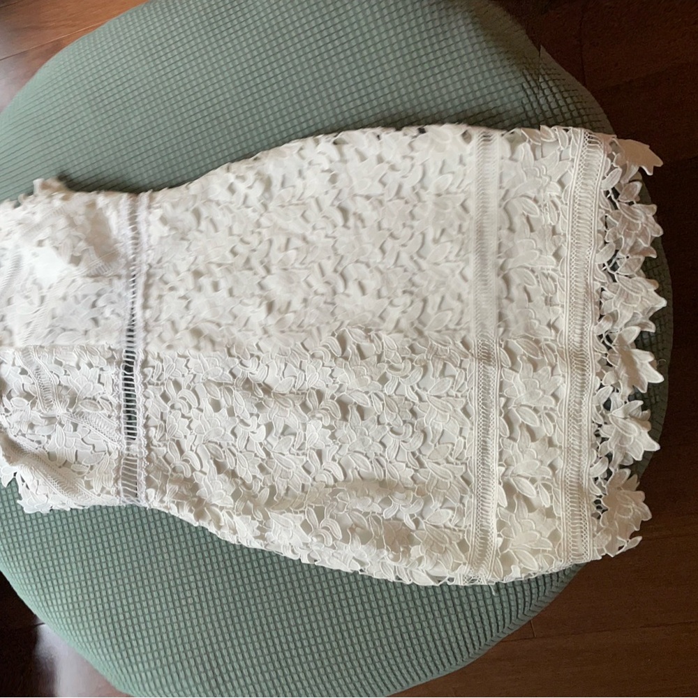 Astr White Lace Dress